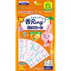 金鳥牌 - KINCHO 驅蟲貼 24枚入(6種圖案各4張) (橙香)  167-777